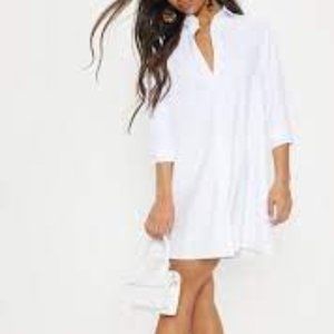 Prettylittlething Leni Shirt Dress NWT size:2